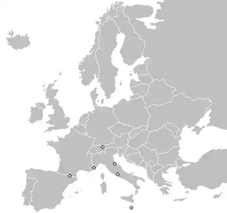 Europa kaart basis