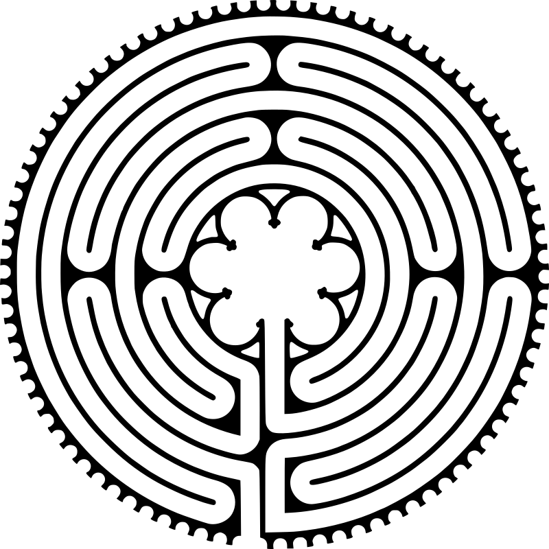 Labyrint patroon